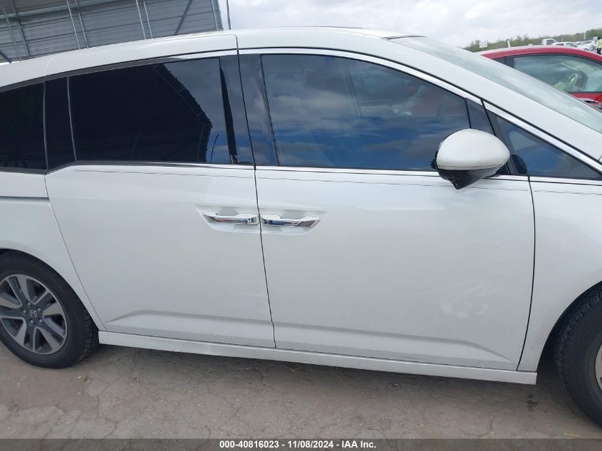 2014 Honda Odyssey Touring/Touring Elite VIN: 5FNRL5H90EB083985 Lot: 40816023