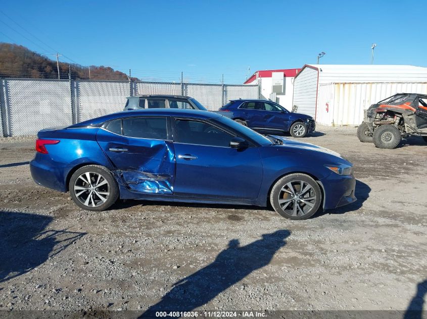 2018 Nissan Maxima Sv VIN: 1N4AA6AP3JC368419 Lot: 40816036