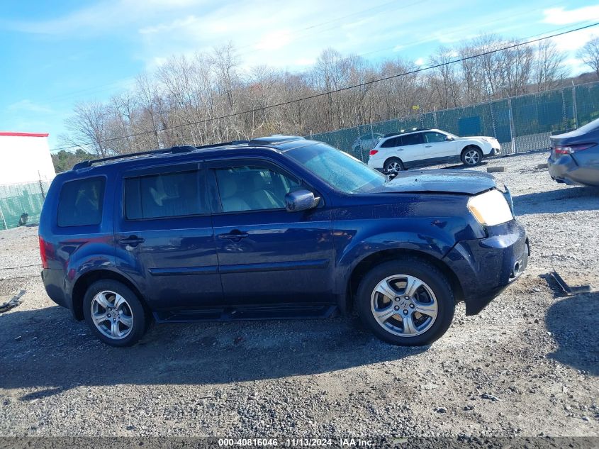 2013 Honda Pilot Ex-L VIN: 5FNYF4H63DB005234 Lot: 40816046