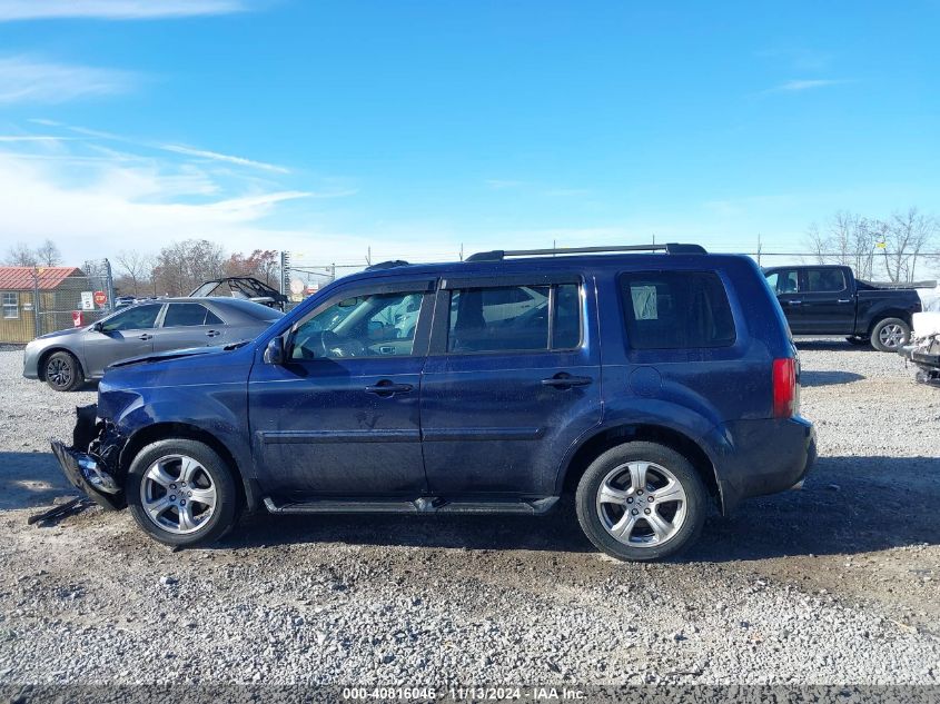 2013 Honda Pilot Ex-L VIN: 5FNYF4H63DB005234 Lot: 40816046