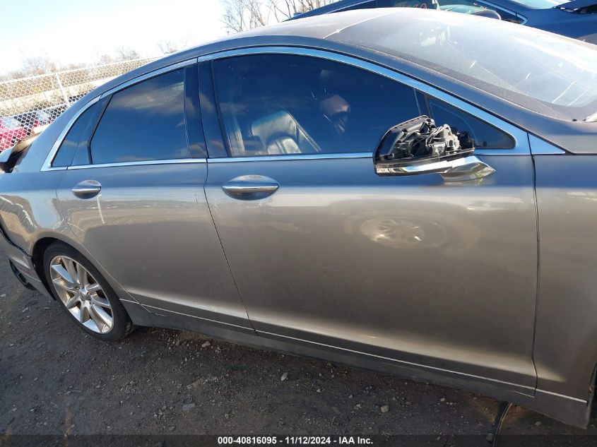 2016 LINCOLN MKZ VIN: 3LN6L2J97GR634051