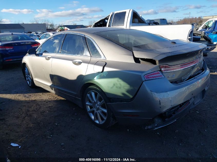 VIN 3LN6L2J97GR634051 2016 LINCOLN MKZ no.3