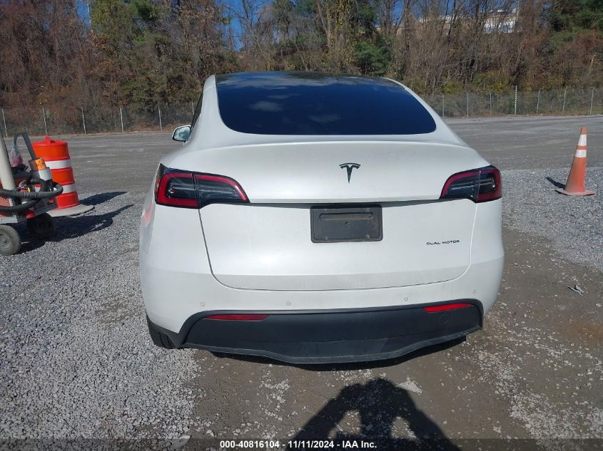 2022 TESLA MODEL Y LONG RANGE DUAL MOTOR ALL-WHEEL DRIVE - 7SAYGAEE1NF322604