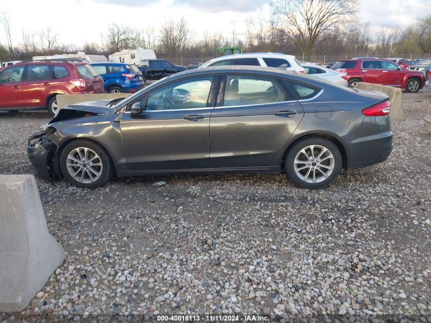 2020 Ford Fusion Se VIN: 3FA6P0HD7LR263190 Lot: 40816113