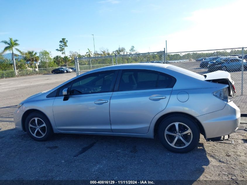 2015 Honda Civic Se VIN: 19XFB2F74FE057077 Lot: 40816129