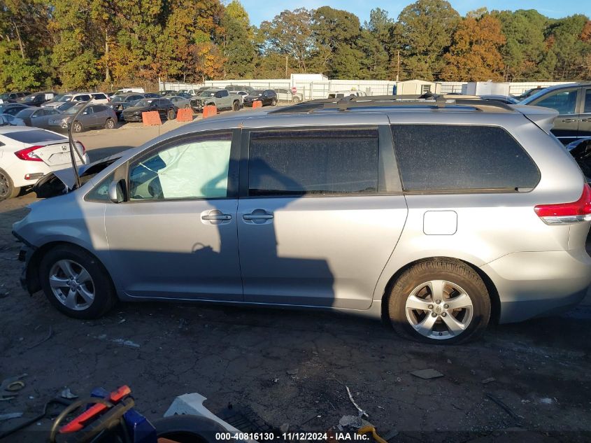 2013 Toyota Sienna Le V6 8 Passenger VIN: 5TDKK3DC4DS391648 Lot: 40816130