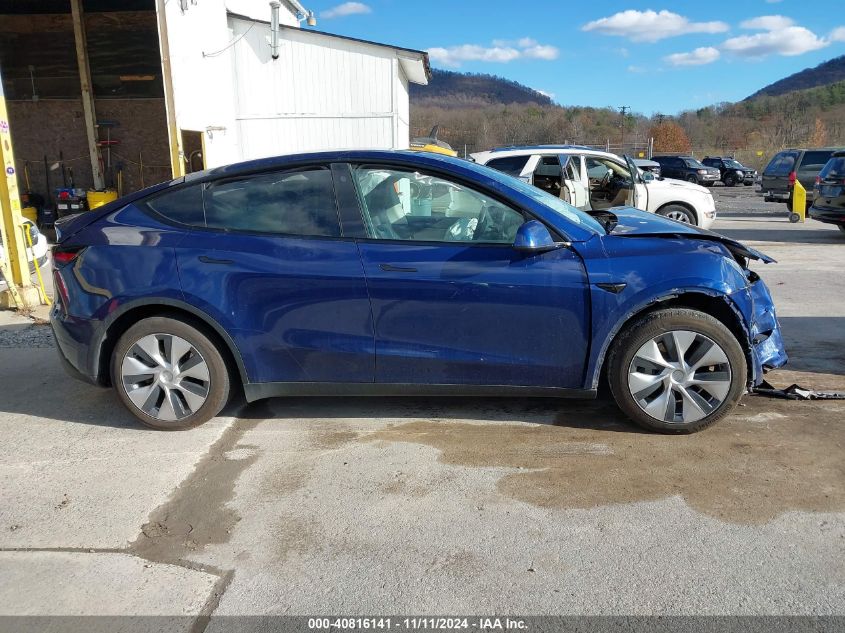 2021 Tesla Model Y Long Range Dual Motor All-Wheel Drive VIN: 5YJYGDEEXMF251609 Lot: 40816141