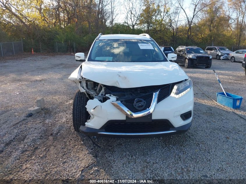 2016 Nissan Rogue Sv VIN: KNMAT2MV6GP621032 Lot: 40816142