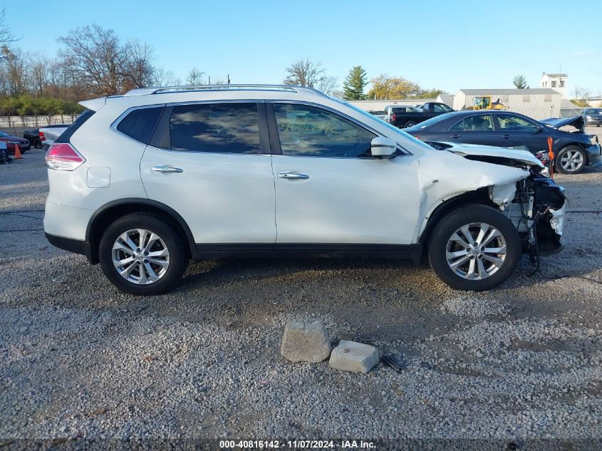 2016 Nissan Rogue Sv VIN: KNMAT2MV6GP621032 Lot: 40816142