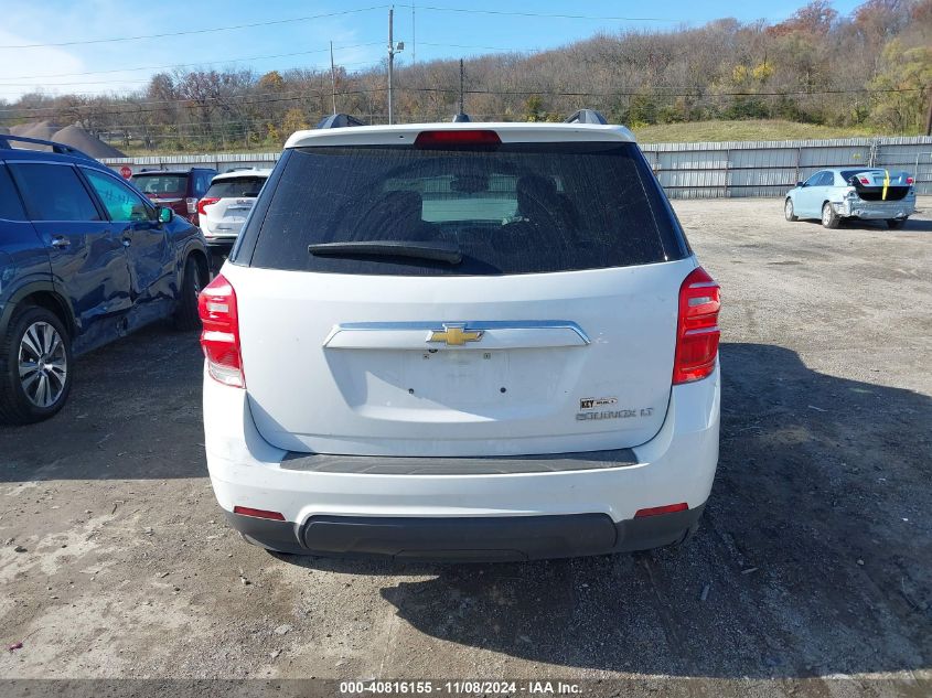 2016 Chevrolet Equinox Lt VIN: 2GNALCEK9G6185441 Lot: 40816155