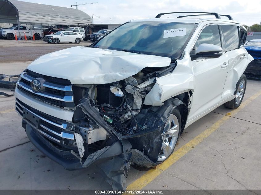 2018 Toyota Highlander Limited VIN: 5TDYZRFH1JS252834 Lot: 40816164