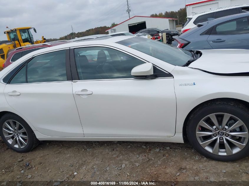 2015 Toyota Camry Hybrid Xle VIN: 4T1BD1FK8FU169630 Lot: 40816169