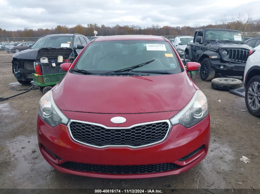 2014 Kia Forte Lx VIN: KNAFX4A61E5163988 Lot: 40816174