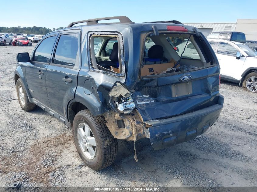 2008 Ford Escape Xlt VIN: 1FMCU03Z18KC06726 Lot: 40816195