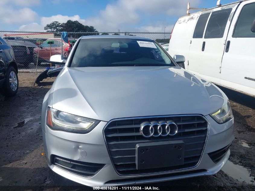 2013 Audi A4 2.0T Premium VIN: WAUAFAFL6DN018566 Lot: 40816201