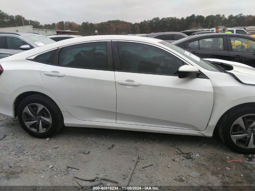 2019 Honda Civic Lx VIN: 19XFC2F65KE033174 Lot: 40816234