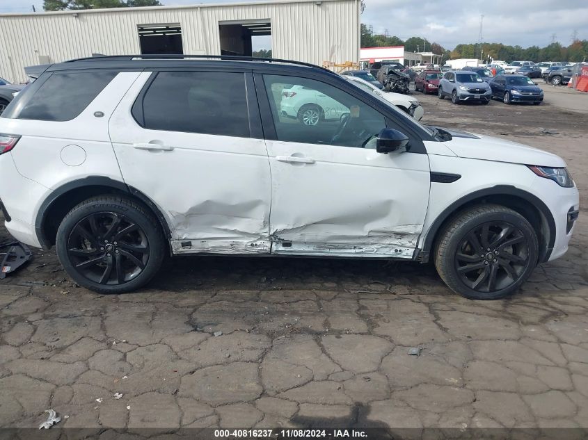 2017 Land Rover Discovery Sport Hse Lux VIN: SALCT2BG1HH712727 Lot: 40816237