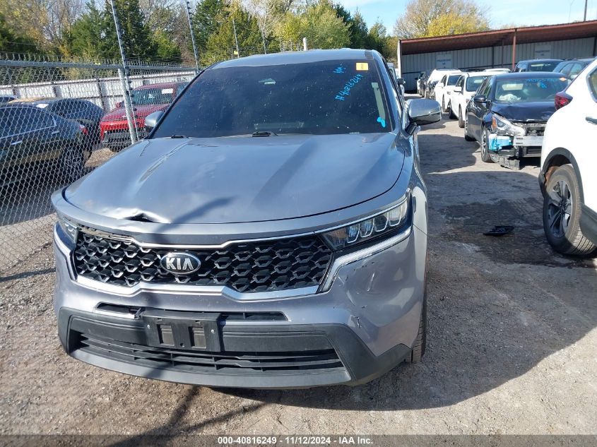 2021 Kia Sorento Lx VIN: 5XYRGDLC3MG017343 Lot: 40816249