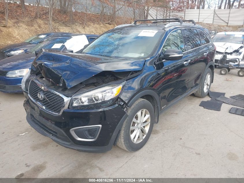 VIN 5XYPGDA36GG037200 2016 KIA Sorento, 2.4L Lx no.2