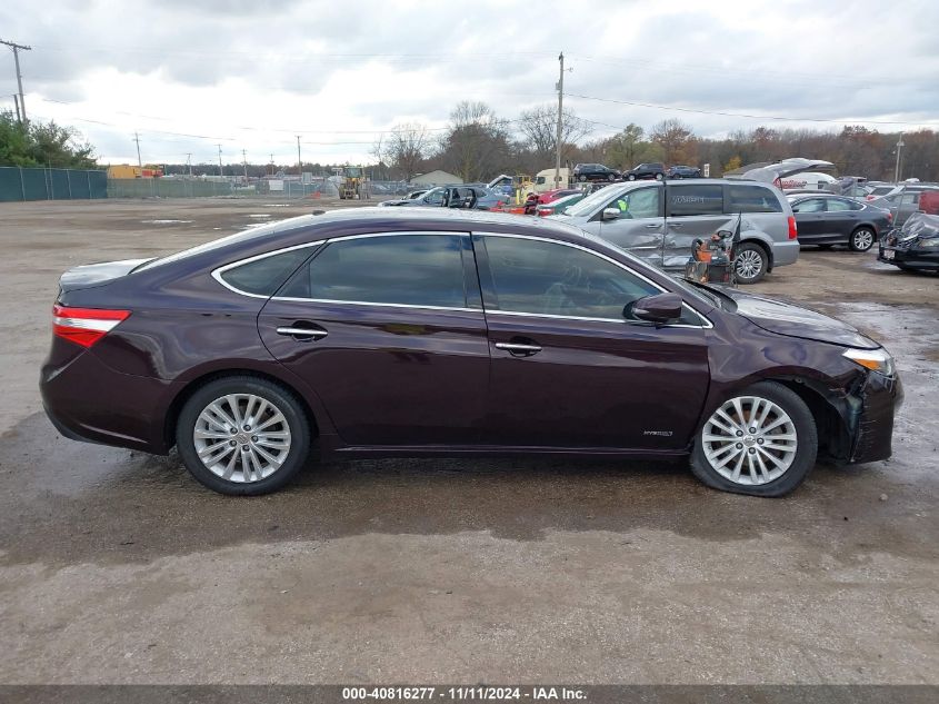 2013 Toyota Avalon Hybrid Xle Touring VIN: 4T1BD1EB1DU009832 Lot: 40816277