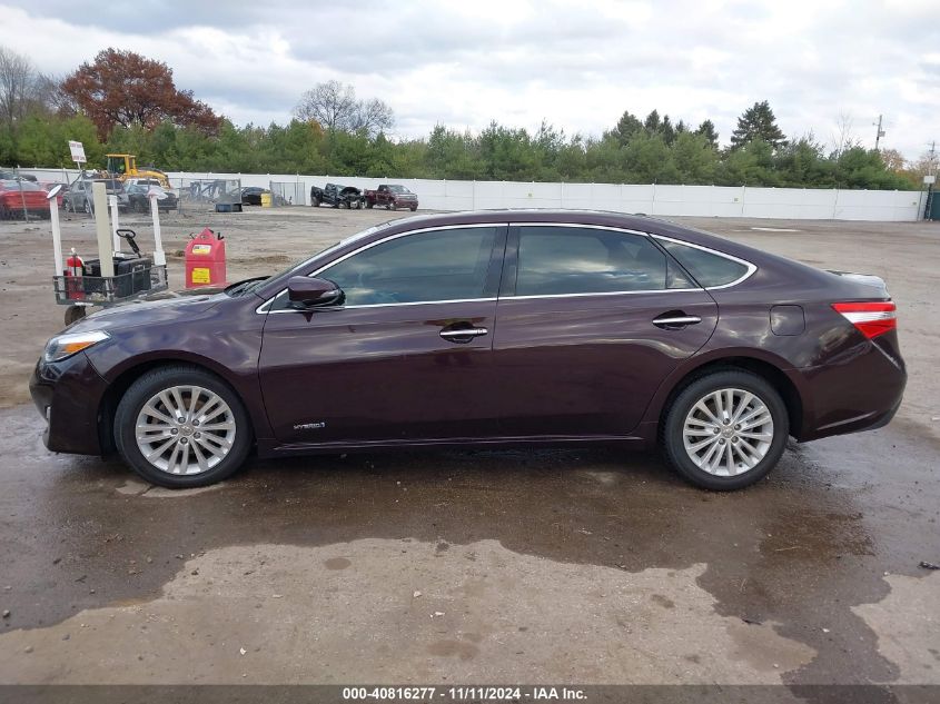 2013 Toyota Avalon Hybrid Xle Touring VIN: 4T1BD1EB1DU009832 Lot: 40816277