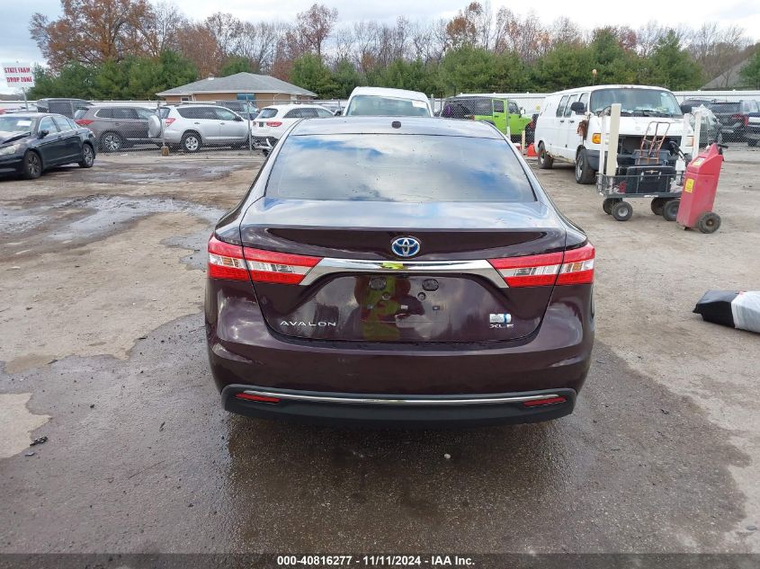 2013 Toyota Avalon Hybrid Xle Touring VIN: 4T1BD1EB1DU009832 Lot: 40816277