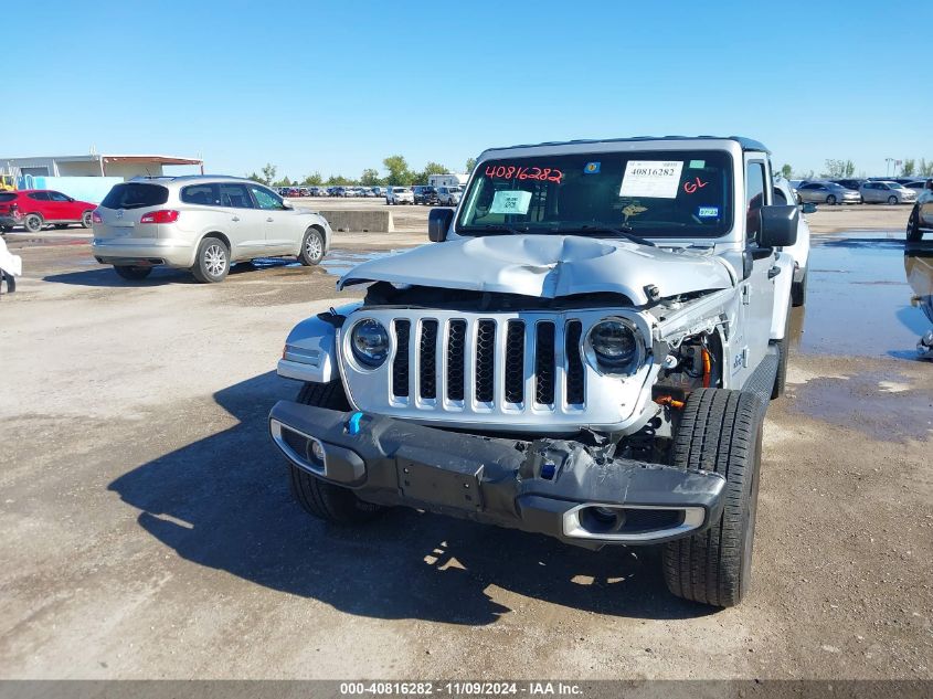 2023 Jeep Wrangler 4Xe Sahara 4X4 VIN: 1C4JJXP64PW555125 Lot: 40816282