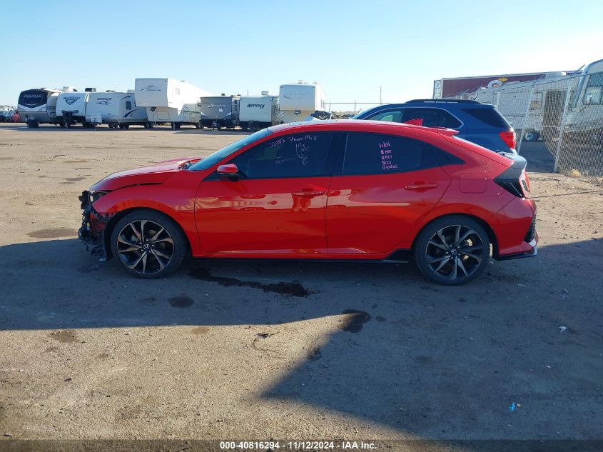 2017 Honda Civic Sport Touring VIN: SHHFK7H90HU424211 Lot: 40816294