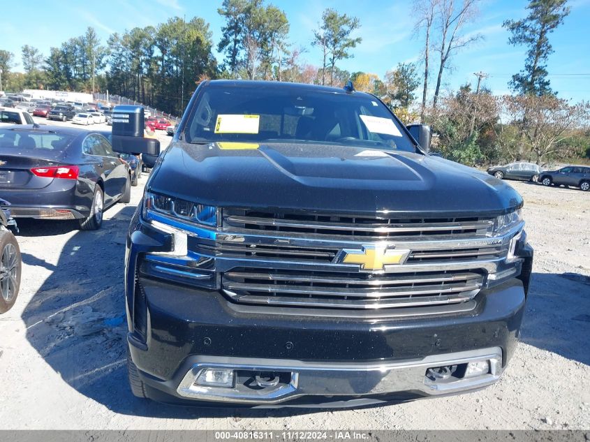 2021 Chevrolet Silverado 1500 4Wd Standard Bed High Country VIN: 3GCUYHET8MG215560 Lot: 40816311