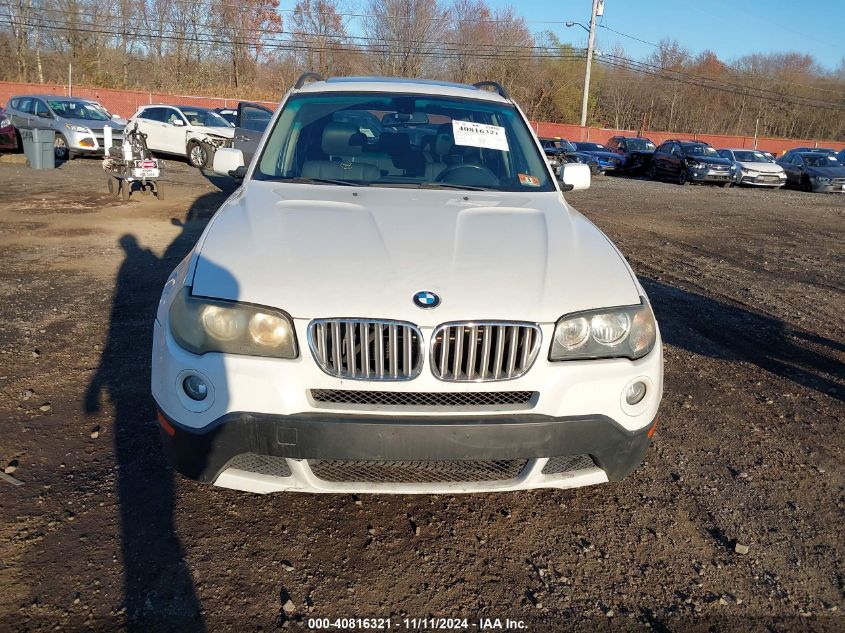 2007 BMW X3 3.0Si VIN: WBXPC93477WJ01197 Lot: 40816321