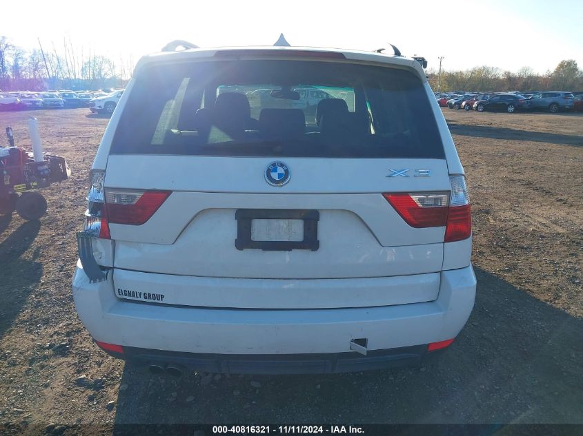 2007 BMW X3 3.0Si VIN: WBXPC93477WJ01197 Lot: 40816321