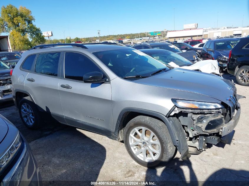 2017 Jeep Cherokee Sport Fwd VIN: 1C4PJLAB0HW669133 Lot: 40816326