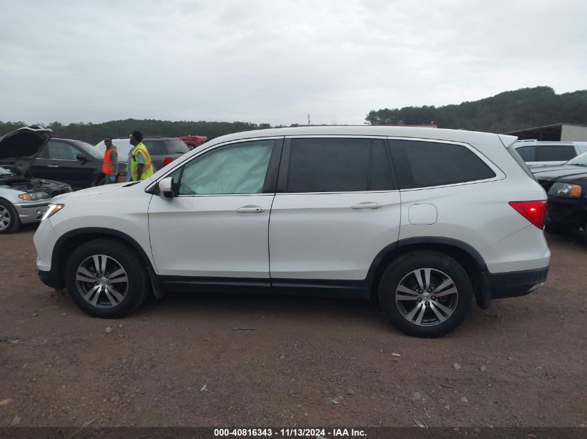 2016 Honda Pilot Ex-L VIN: 5FNYF5H63GB008130 Lot: 40816343