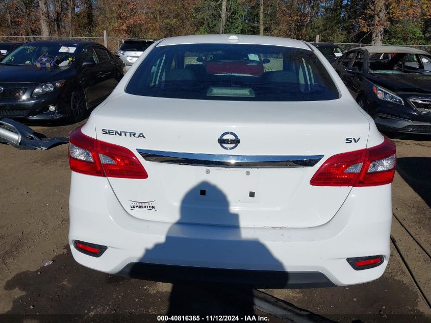 2019 Nissan Sentra Sv VIN: 3N1AB7AP2KY416985 Lot: 40816385