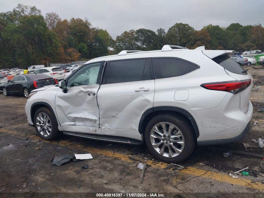 2022 Toyota Highlander Hybrid Limited VIN: 5TDYARAH9NS515074 Lot: 40816397