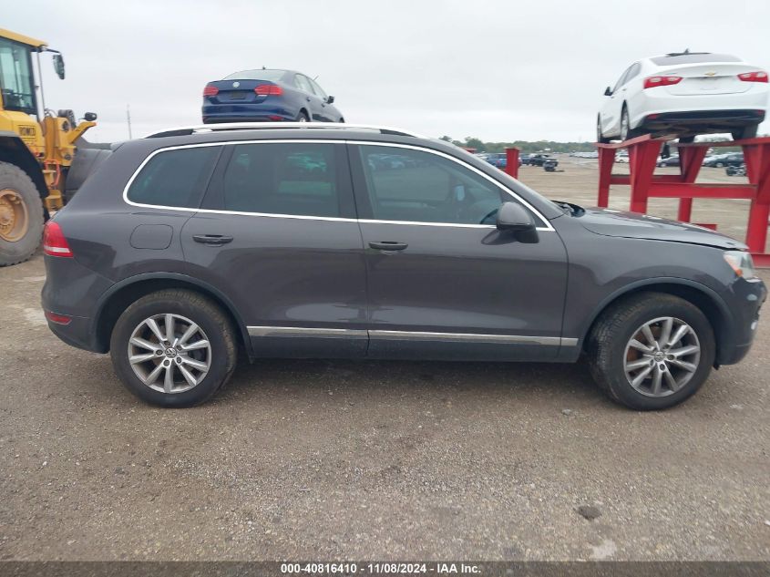 2013 Volkswagen Touareg Vr6 Sport VIN: WVGEF9BP1DD008542 Lot: 40816410