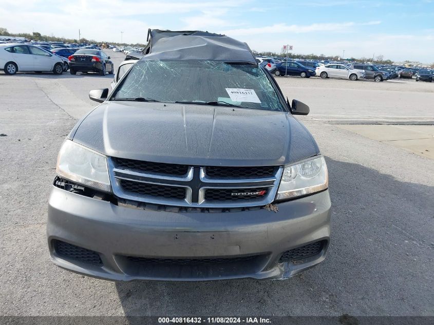 2013 Dodge Avenger Se VIN: 1C3CDZAB8DN631212 Lot: 40816432