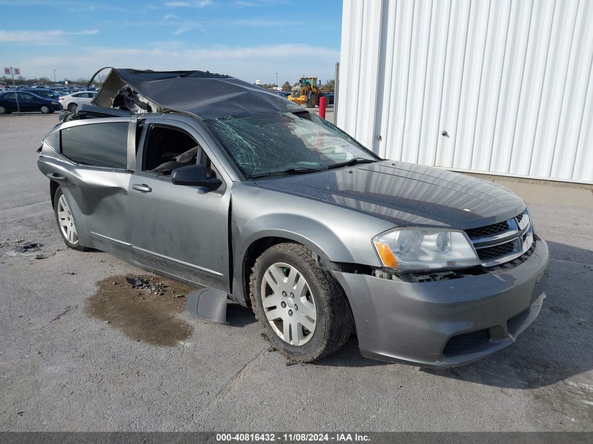 2013 DODGE AVENGER SE - 1C3CDZAB8DN631212