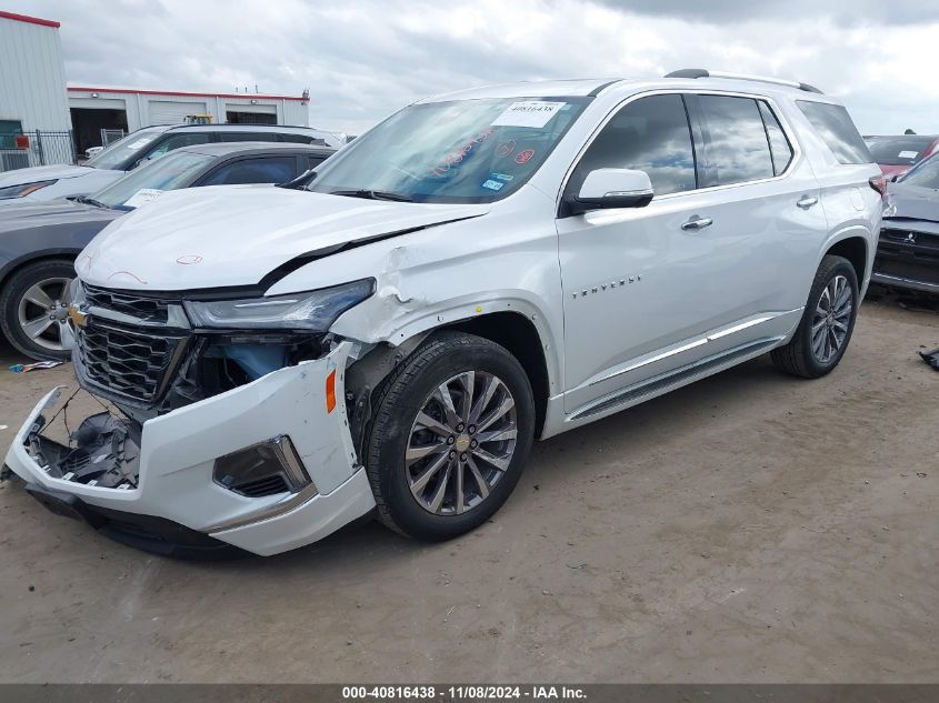 2022 Chevrolet Traverse Fwd Premier VIN: 1GNERKKW3NJ169401 Lot: 40816438