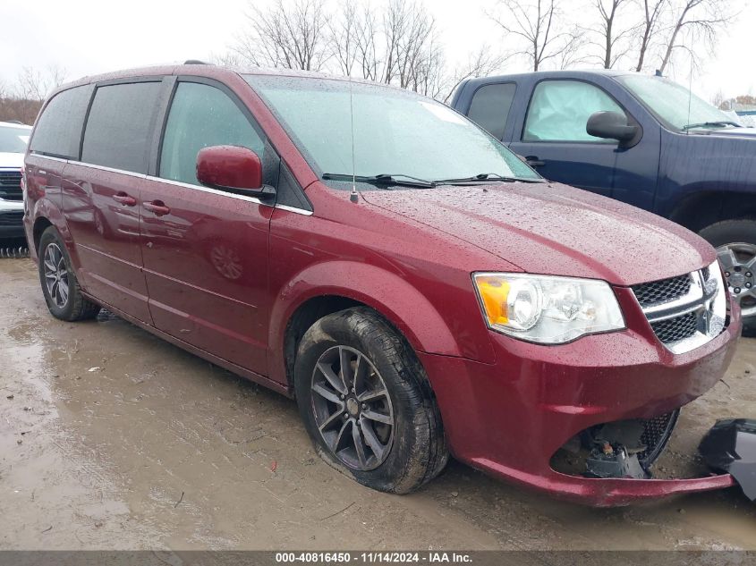 VIN 2C4RDGCG8HR862722 2017 Dodge Grand Caravan, Sxt no.1