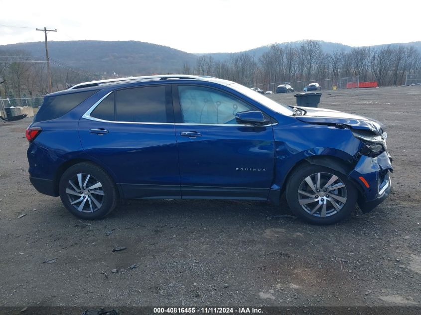 2022 Chevrolet Equinox Awd Premier VIN: 3GNAXXEVXNS194329 Lot: 40816455