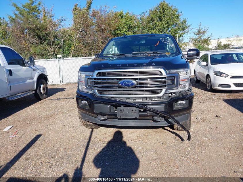 2019 FORD F-150 LIMITED - 1FTEW1EG8KFC96465