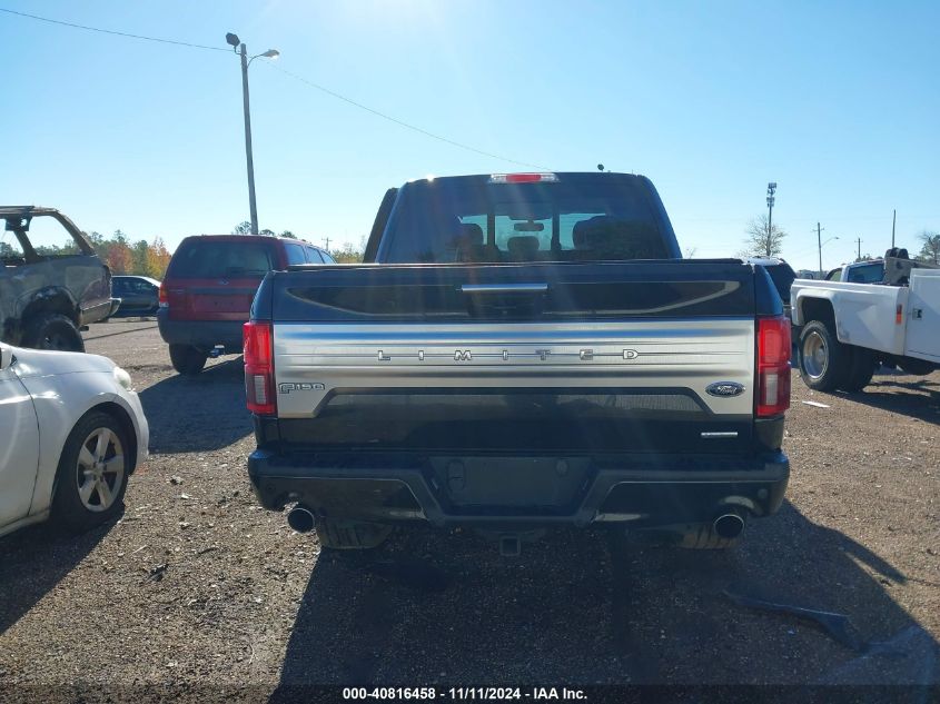 2019 FORD F-150 LIMITED - 1FTEW1EG8KFC96465