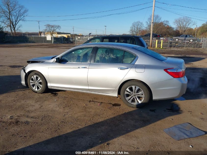 2014 Honda Accord Lx VIN: 1HGCR2F35EA295552 Lot: 40816461