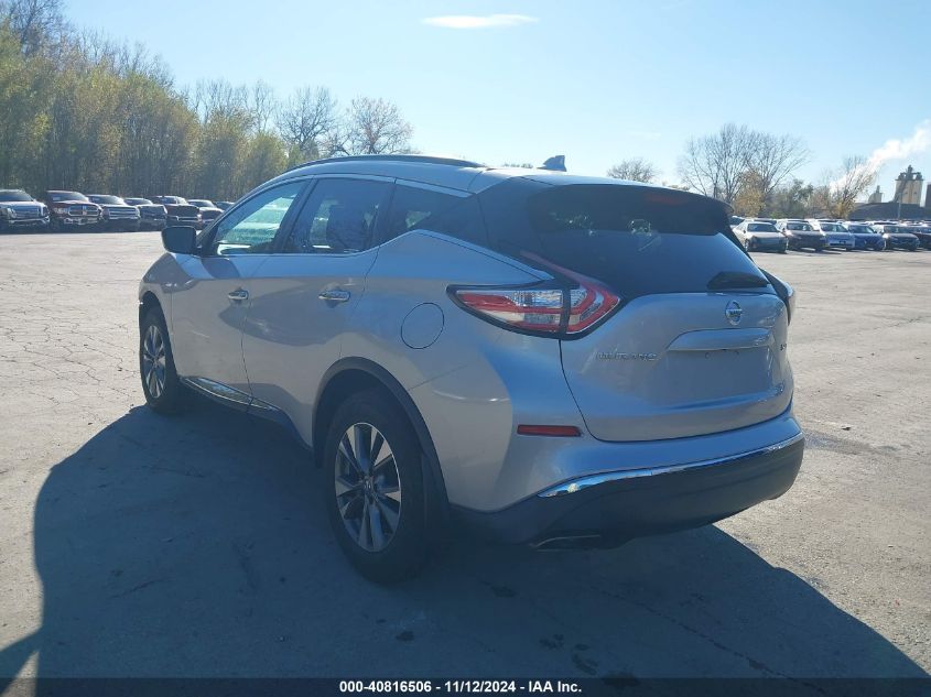 2016 Nissan Murano Sv VIN: 5N1AZ2MGXGN157279 Lot: 40816506