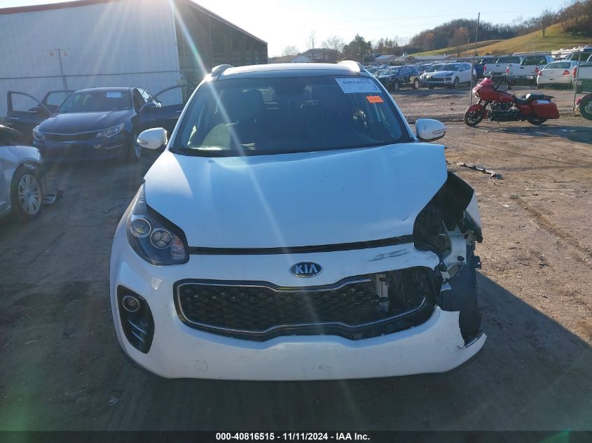 2017 Kia Sportage Ex VIN: KNDPNCACXH7287182 Lot: 40816515