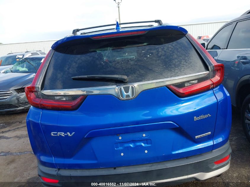 2021 Honda Cr-V 2Wd Touring VIN: 7FARW1H9XME006771 Lot: 40816552