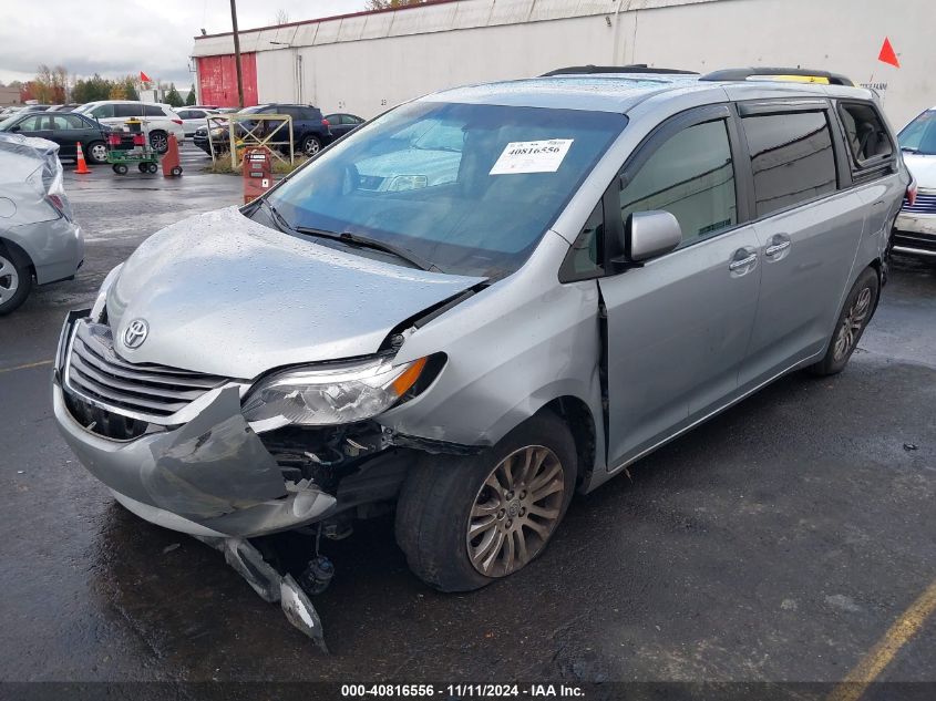 2015 Toyota Sienna Xle 8 Passenger VIN: 5TDYK3DC8FS654155 Lot: 40816556