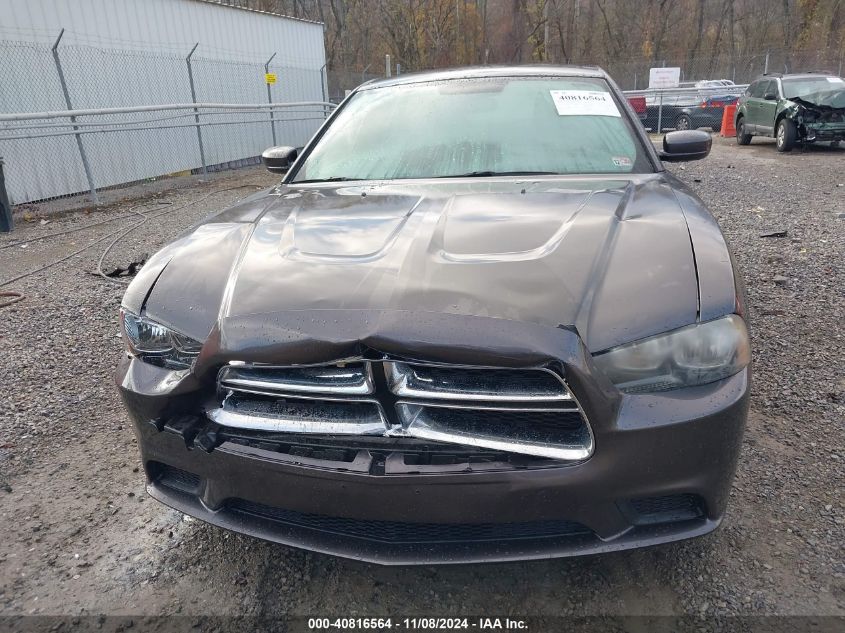 2013 Dodge Charger Se VIN: 2C3CDXBG8DH542263 Lot: 40816564