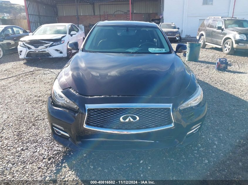 2014 Infiniti Q50 Premium VIN: JN1BV7AP6EM670590 Lot: 40816582